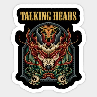 TALKING HEADS BAND Sticker